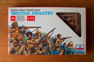 Esci British Infantry Indian War Kiber Pass Bat Hor